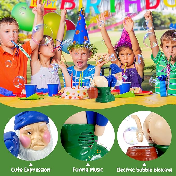 🎅🎁 Santa Claus Bubble Machine – Funny Farting Santa Toy with Lights, Music & Bubbles | A Must-Have Christmas Hit for Kids’ Holiday Fun! 🎅