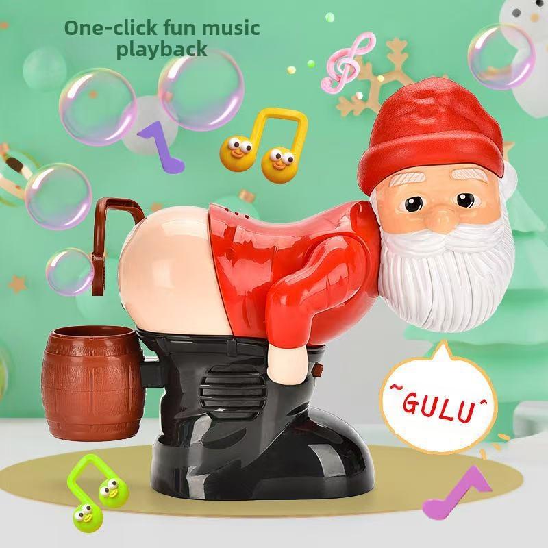 🎅🎁 Santa Claus Bubble Machine – Funny Farting Santa Toy with Lights, Music & Bubbles | A Must-Have Christmas Hit for Kids’ Holiday Fun! 🎅